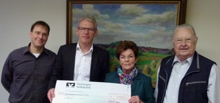 Karlheinz Arnau und Tim Schweiker spendeten Teile ihres Honorars Karlheinz Arnau und Tim Schweiker spendeten Teile ihres Honorars